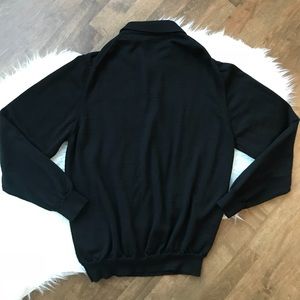 Marco Fiori Sweaters - Marco Fiori black wool polo style long sweater Marco Fiori Sweaters - Marco Fiori black wool polo style long sweater